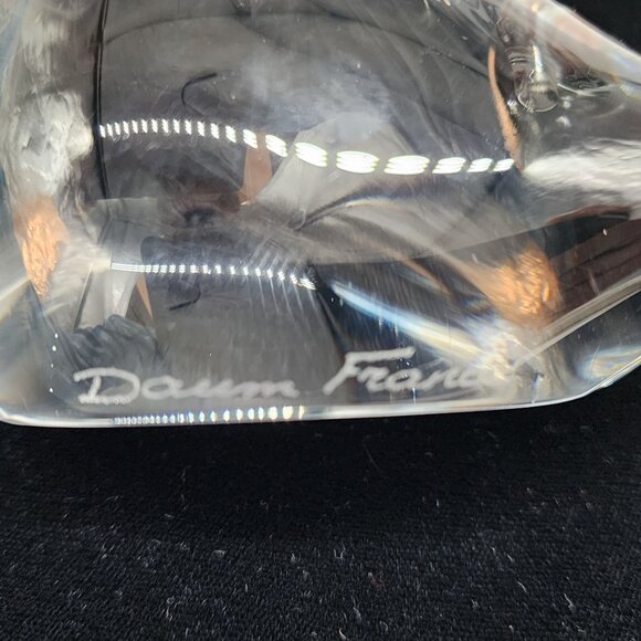 Daum France Crystal Swan Figurine Paperweight 5.25" High - Picture 4 of 10